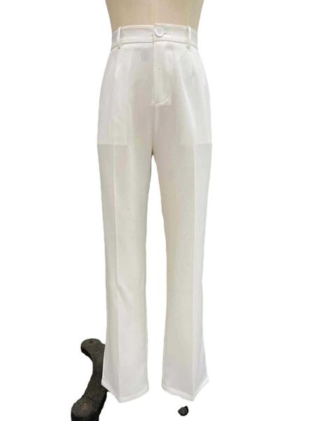 spring and autumn trousers outdoor without belt high waist white lengthened straight pants, Black;white
spring and autumn trousers outdoor without belt high waist white lengthened straight pants, Black;white