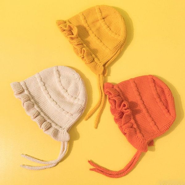 caps & hats autumn winter ear protection baby hat princess lace born knitted cap girl boy solid color kid toddler beanies bonnet, Yellow
caps & hats autumn winter ear protection baby hat princess lace born knitted cap girl boy solid color kid toddler beanies bonnet, Yellow