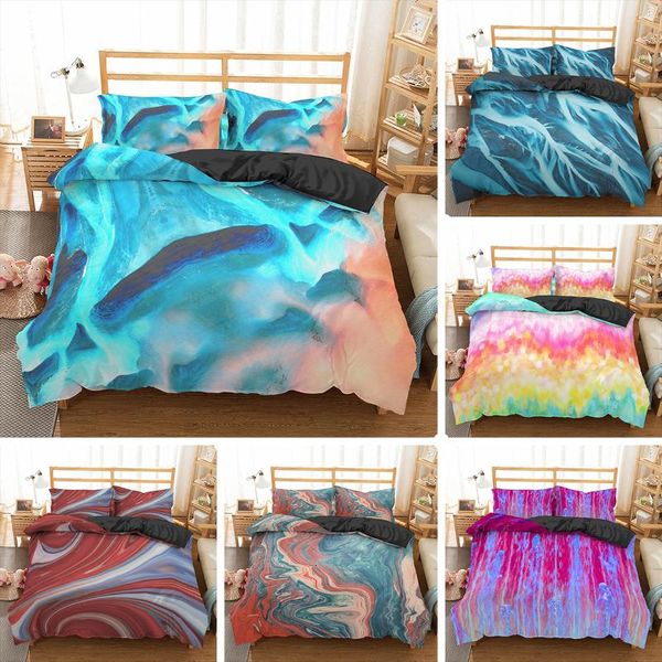 bedding sets nordic colorful marble pattern set king size duvet cover 2/3pcs luxury comforter with pillowcase home textiles
bedding sets nordic colorful marble pattern set king size duvet cover 2/3pcs luxury comforter with pillowcase home textiles