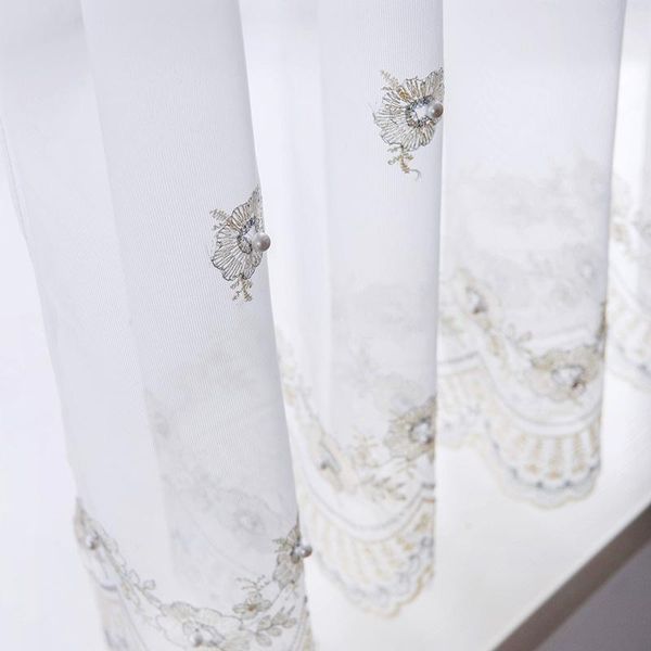 curtain & drapes bead embroidered gauze curtains, white embroidery curtains with yarn, study for living dining room bedroom
curtain & drapes bead embroidered gauze curtains, white embroidery curtains with yarn, study for living dining room bedroom