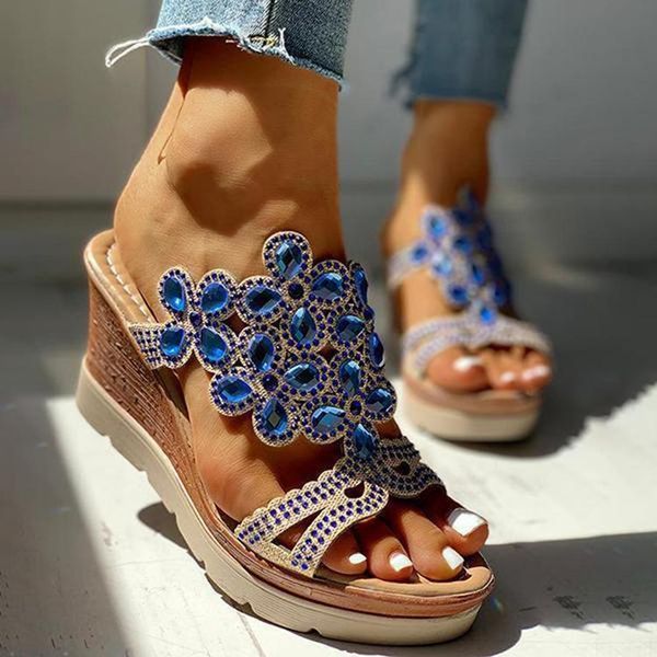 sandals summer womens rhinestone wedge platform heel boho shoes sz f40, Black
sandals summer womens rhinestone wedge platform heel boho shoes sz f40, Black
