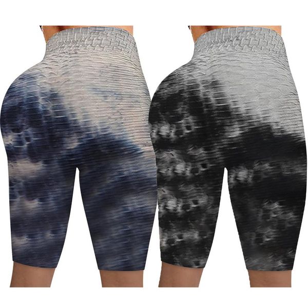 40# wrinkled yoga pants tie-dye leggings stretch running fitness biker shorts women gym anti-cellulite outfit 
40# wrinkled yoga pants tie-dye leggings stretch running fitness biker shorts women gym anti-cellulite outfit