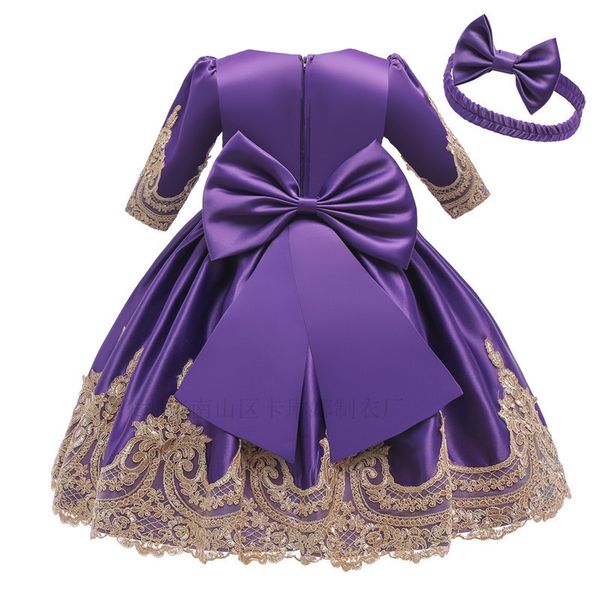 premium 70% off selling long sleeved princess dress bow girl dress color matching lace, White
premium 70% off selling long sleeved princess dress bow girl dress color matching lace, White