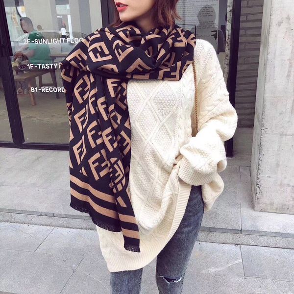 winter double letter cashmere scarf long thickened large size warm shawl live broadcast for male and female couples, Blue;gray
winter double letter cashmere scarf long thickened large size warm shawl live broadcast for male and female couples, Blue;gray