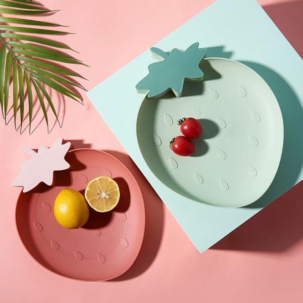 dishes & plates strawberry shaped fruit tray lazy snack candy cute plate dish household plastic for home
dishes & plates strawberry shaped fruit tray lazy snack candy cute plate dish household plastic for home