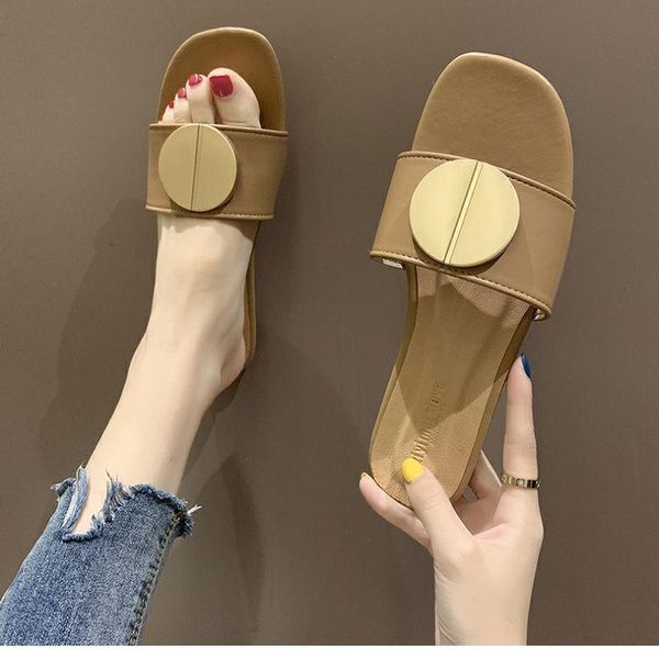 sandals summer slippers versatile flip-flops women fashion beach shoes half wear 2021, Black
sandals summer slippers versatile flip-flops women fashion beach shoes half wear 2021, Black