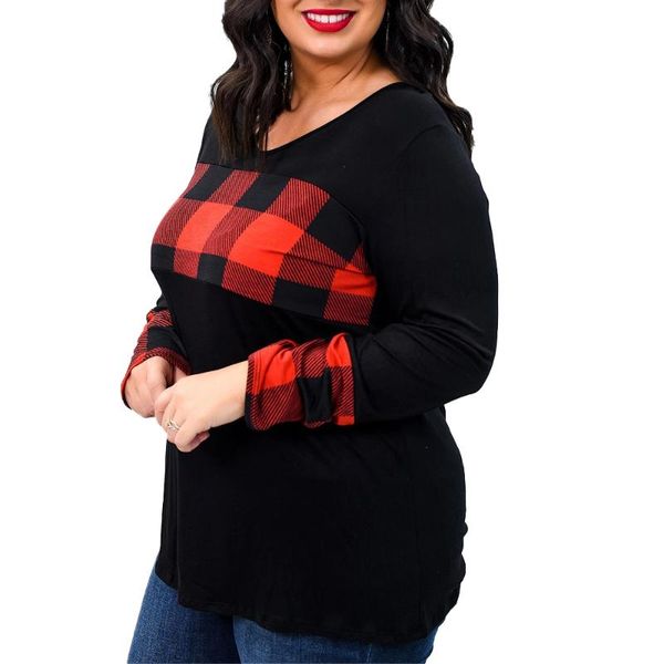 plus size t-shirt sweatshirt streetwear 2021 fashion 90s long sleeve hoodies plaid crew neck clothes oversize lady top, Black
plus size t-shirt sweatshirt streetwear 2021 fashion 90s long sleeve hoodies plaid crew neck clothes oversize lady top, Black