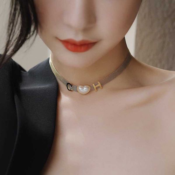chains 316l stainless steel lovers letter heart pearl charm thick mesh chain necklace for women fashion fine jewelry party gift san460, Silver
chains 316l stainless steel lovers letter heart pearl charm thick mesh chain necklace for women fashion fine jewelry party gift san460, Silver
