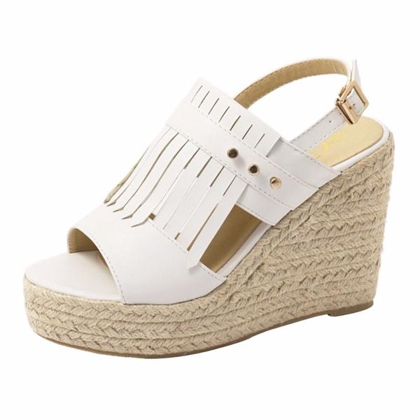 wealwomen wedges sandals solid heighten fish mouth women's shoes size 35 white thick bottom, Black
wealwomen wedges sandals solid heighten fish mouth women's shoes size 35 white thick bottom, Black