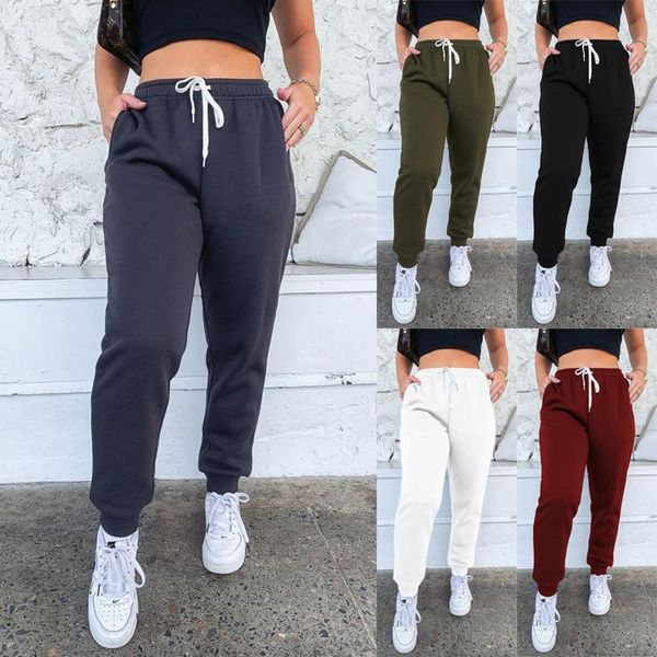 women's pants & capris drawstring joggers trousers women sweatpants female slim plain sports running fitness workout clothes home casua, Black;white
women's pants & capris drawstring joggers trousers women sweatpants female slim plain sports running fitness workout clothes home casua, Black;white