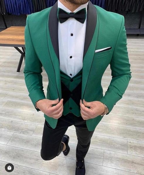 costume homme green men suits 3 pieces shawl lapel slim fit groom tuxedos terno wedding blazer (jacket+pants+vest) men's & blazers, White;black
costume homme green men suits 3 pieces shawl lapel slim fit groom tuxedos terno wedding blazer (jacket+pants+vest) men's & blazers, White;black