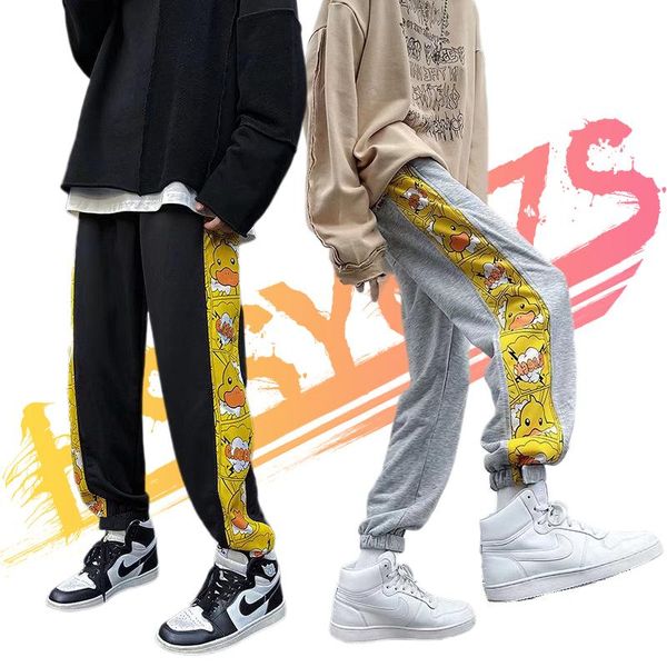 men's pants japanese fashion joggers men anime cartoon print spring and autumn harajuku casual trousers hip hop streetwear sweatpants, Black
men's pants japanese fashion joggers men anime cartoon print spring and autumn harajuku casual trousers hip hop streetwear sweatpants, Black