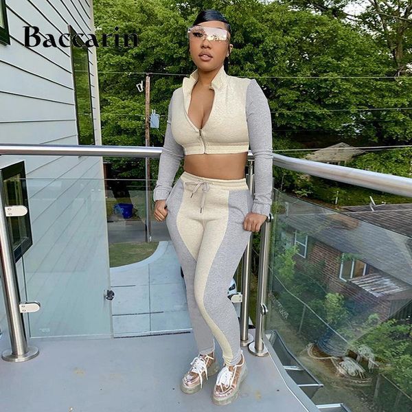 baccarin patchwork women 2 piece set long sleeve zipper cardigan jacket sweatpants jogger pants casual sporty tracksuit matching women', Gray
baccarin patchwork women 2 piece set long sleeve zipper cardigan jacket sweatpants jogger pants casual sporty tracksuit matching women', Gray
