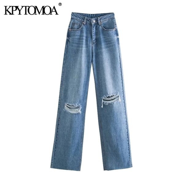 women chic fashion ripped hole wide leg jeans vintage high waist zipper fly female trousers mujer 210421, Blue
women chic fashion ripped hole wide leg jeans vintage high waist zipper fly female trousers mujer 210421, Blue