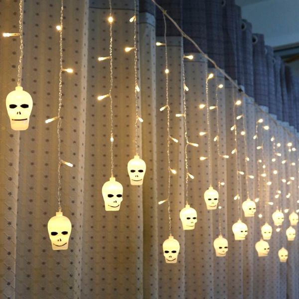 strips 3.5m led skull icicle curtain light strings halloween ghost festival decorative garland lights for party decor
strips 3.5m led skull icicle curtain light strings halloween ghost festival decorative garland lights for party decor