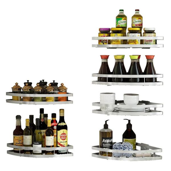 stainless steel kitchen seasoning condiment rack triangular kitchenware supplies to store the shelf storage bottles & jars
stainless steel kitchen seasoning condiment rack triangular kitchenware supplies to store the shelf storage bottles & jars