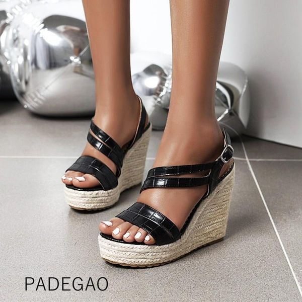 vintage casual plaid women sandals 2021 elegant wedges super high heels shoes, Black
vintage casual plaid women sandals 2021 elegant wedges super high heels shoes, Black