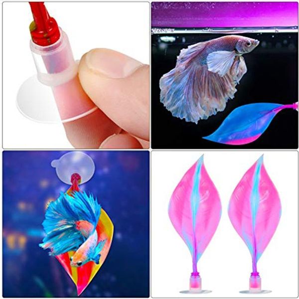 decorations 4 pcs gradient color aquarium fish tank betta bed leaf hammock decoration landscaping simulation spawning resting
decorations 4 pcs gradient color aquarium fish tank betta bed leaf hammock decoration landscaping simulation spawning resting
