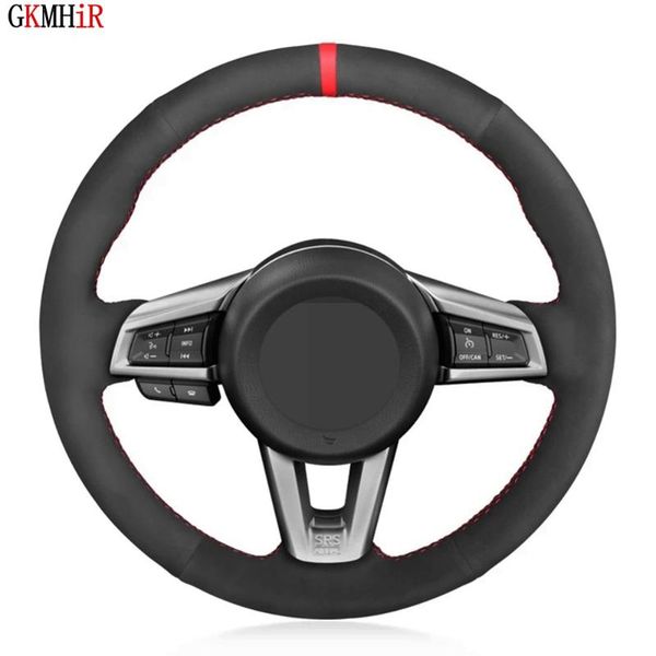 steering wheel covers hand-stitched soft black genuine leather suede car cover for mx-5 mx5 2021
steering wheel covers hand-stitched soft black genuine leather suede car cover for mx-5 mx5 2021