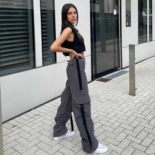 women's pants & capris streetwear irregular belt high waist tooling casual straight leg pockets patchwork hippie cargo trousers, Black;white
women's pants & capris streetwear irregular belt high waist tooling casual straight leg pockets patchwork hippie cargo trousers, Black;white