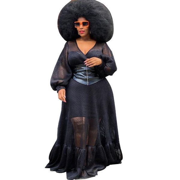cutubly plus size xl-5xl dresses for women fashion mesh see though maxi dress ruffles club party no lining casual, Black;gray
cutubly plus size xl-5xl dresses for women fashion mesh see though maxi dress ruffles club party no lining casual, Black;gray