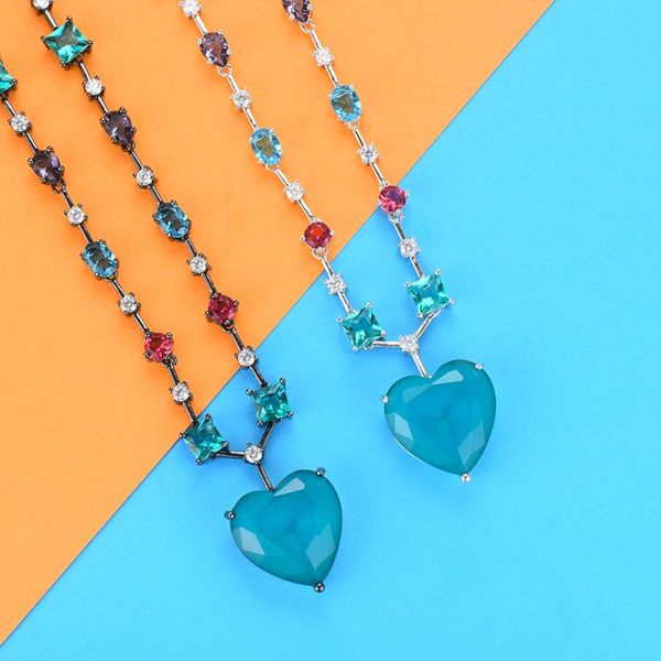 pendant necklaces kellybola romantic jewelry fashion long chain heart necklace women's girls daily anniversary accessories 2021, Silver
pendant necklaces kellybola romantic jewelry fashion long chain heart necklace women's girls daily anniversary accessories 2021, Silver