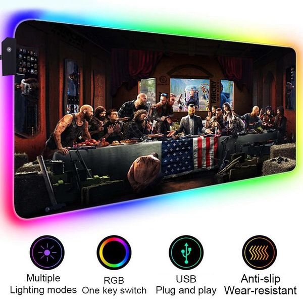 mouse pads & wrist rests far cry 5 rgb anime gaming keyboard mousepad large accessories speed game gamer led pad soft lapnotebook mat fo
mouse pads & wrist rests far cry 5 rgb anime gaming keyboard mousepad large accessories speed game gamer led pad soft lapnotebook mat fo