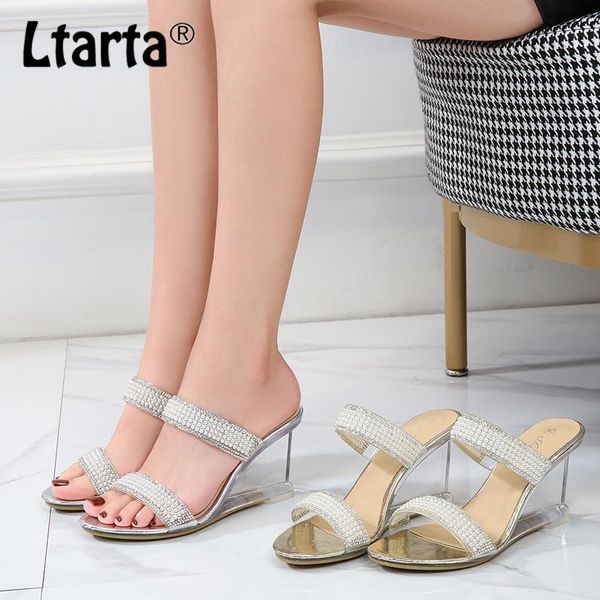 pearl slope and women's summer crystal transparent high heels glass rhinestone sandals lfd, Black
pearl slope and women's summer crystal transparent high heels glass rhinestone sandals lfd, Black