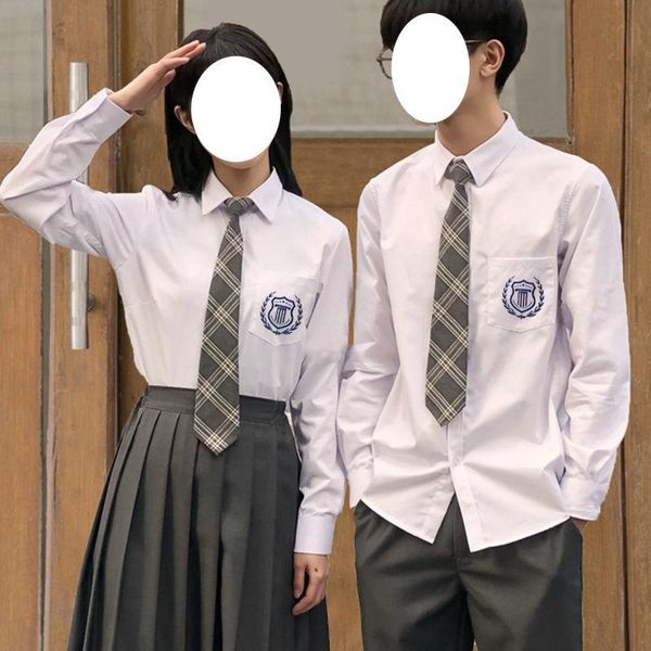 clothing sets embroidered dk shirt long sleeve japanese jk uniform student junior high school class service graduation suit, White
clothing sets embroidered dk shirt long sleeve japanese jk uniform student junior high school class service graduation suit, White