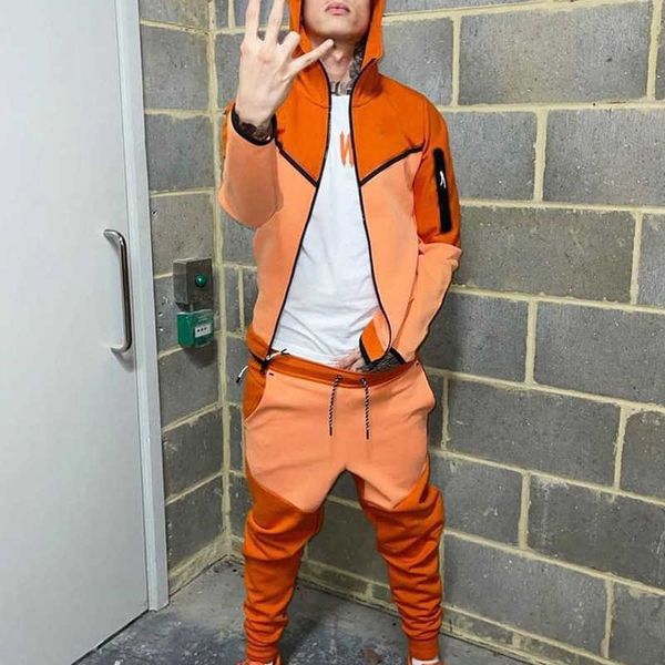 2021 men spotrwear tech fleece tracksuit long pant sleeve hoodie sweatshirt tracksuits mens sports jogger jacket torouser orange black blue
2021 men spotrwear tech fleece tracksuit long pant sleeve hoodie sweatshirt tracksuits mens sports jogger jacket torouser orange black blue