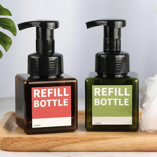250ml travel portable square refillable bottle shower gel empty refill pump liquid soap lotion dispenser container storage bottles & jars
250ml travel portable square refillable bottle shower gel empty refill pump liquid soap lotion dispenser container storage bottles & jars