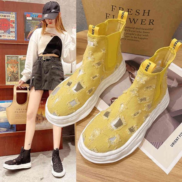 high help beggars' boots women's autumn 2021 fashion, leisure, hollow and breathable, Black
high help beggars' boots women's autumn 2021 fashion, leisure, hollow and breathable, Black