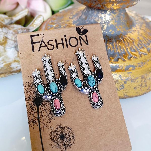 stud vintage creative ethnic earrings for women female cactus silver color with stone plant lovely cute jewelry accessories, Golden;silver
stud vintage creative ethnic earrings for women female cactus silver color with stone plant lovely cute jewelry accessories, Golden;silver