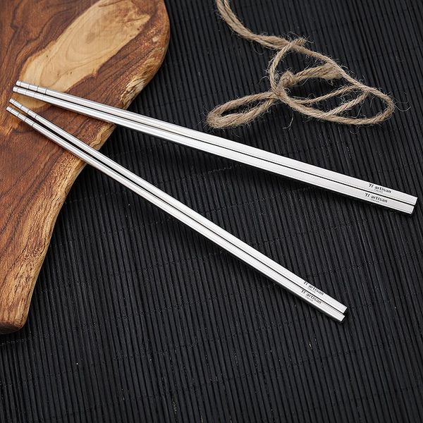 camp kitchen tiartisan outdoor titanium camping chopsticks 9 inch 230mm/220m square and solid polished for travel hiking
camp kitchen tiartisan outdoor titanium camping chopsticks 9 inch 230mm/220m square and solid polished for travel hiking