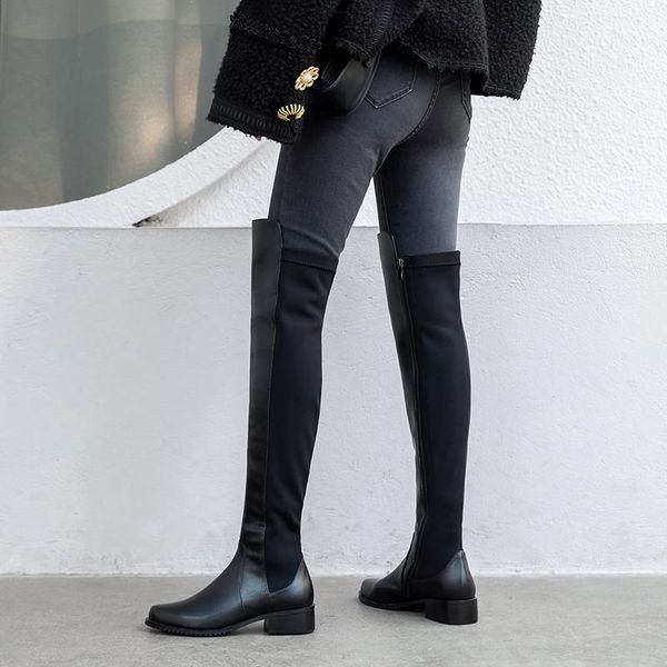 boots sklfgxzy autumn/winter 2021 women knee-high genuine leather female european brand knight stretch handmade, Black
boots sklfgxzy autumn/winter 2021 women knee-high genuine leather female european brand knight stretch handmade, Black