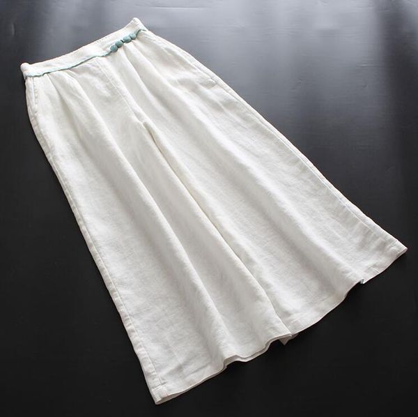 women's pants & capris women wide leg 2021 wummer elastic waist buckle loose solid color fashion pockets skirt female yoyikamomo, Black;white
women's pants & capris women wide leg 2021 wummer elastic waist buckle loose solid color fashion pockets skirt female yoyikamomo, Black;white