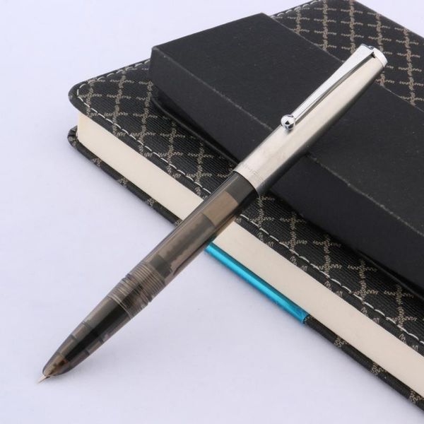fountain pens classic jinhao 51-a plastic transparent pen stainless steel fine stationery office school supplies writing ink