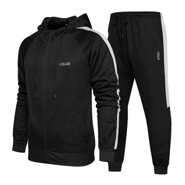 men's tracksuits sets fashion outerwear hoodie set 2 pieces male autumn sporting fitness hooded tracksuit cardigan sweatshirts jacket p, Gray
men's tracksuits sets fashion outerwear hoodie set 2 pieces male autumn sporting fitness hooded tracksuit cardigan sweatshirts jacket p, Gray
