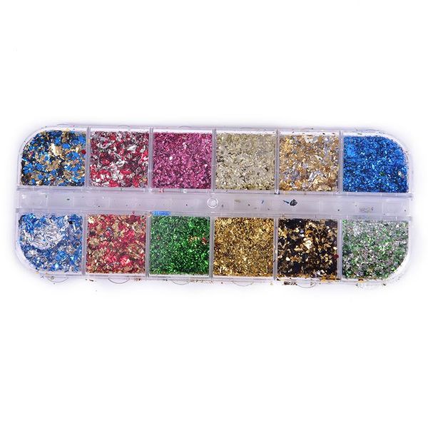 nail glitter 8g glitters sequins aluminum irregular holographic powder colorful flakes manicure art, Silver;gold
nail glitter 8g glitters sequins aluminum irregular holographic powder colorful flakes manicure art, Silver;gold