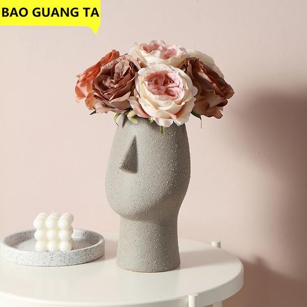 vases bao guang ta nordic ceramic arts human face vase decor floral organ statue model flower pot home decoration r5459
vases bao guang ta nordic ceramic arts human face vase decor floral organ statue model flower pot home decoration r5459