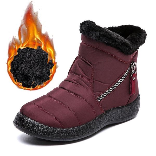 boots women 2021 winter for waterproof warm snow botas mujer zipper ankle low heels shoes, Black
boots women 2021 winter for waterproof warm snow botas mujer zipper ankle low heels shoes, Black