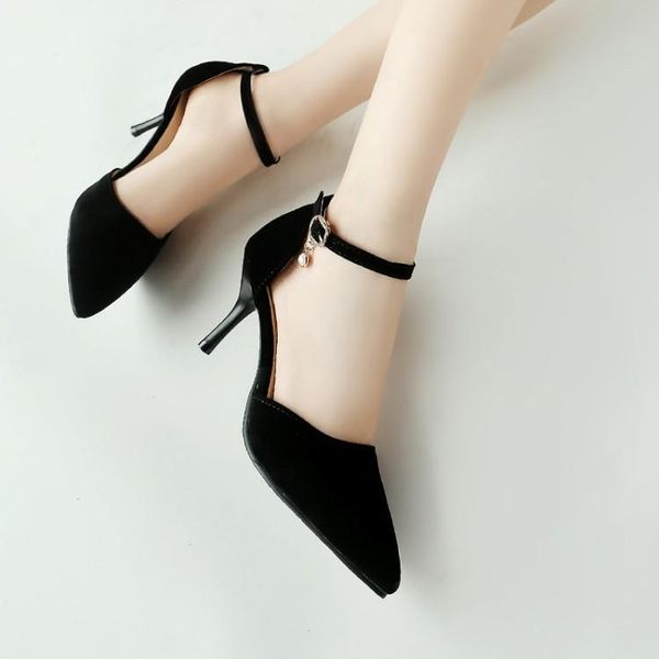 dress shoes oversized high heels sandals women woman summer ladies tip-buckled slim-heeled, Black
dress shoes oversized high heels sandals women woman summer ladies tip-buckled slim-heeled, Black