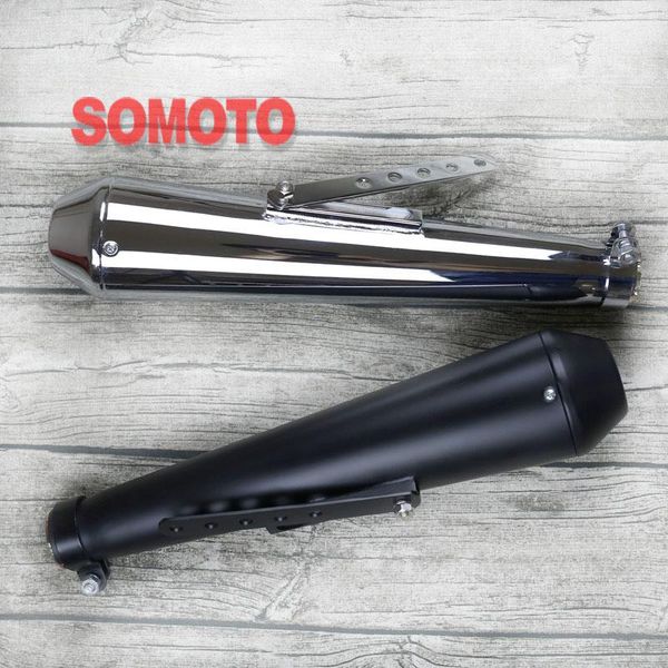 motorcycle exhaust system vintage pipe trcaker cafe racer funnel tail with muffler each side
motorcycle exhaust system vintage pipe trcaker cafe racer funnel tail with muffler each side