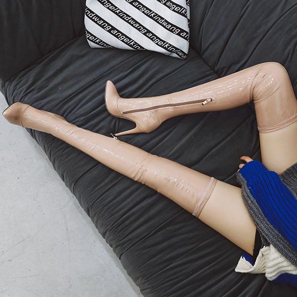 boots pereira block heel stretch matte leather over the knee nude white black pointed toe tight thigh high plus size
boots pereira block heel stretch matte leather over the knee nude white black pointed toe tight thigh high plus size