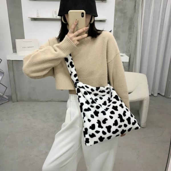 evening bags winter furry women large handbags fashion cow pattern ladies shoulder messenger soft plush female girls travel casual tote
evening bags winter furry women large handbags fashion cow pattern ladies shoulder messenger soft plush female girls travel casual tote