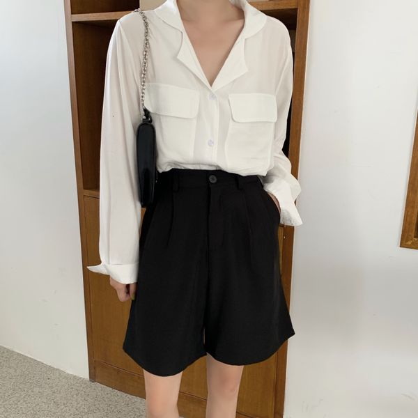 women's shorts hzirip shorts with a high waist, casual summer shorts, minimalists, solids, broad legs, women's pants v9zf, White;black
women's shorts hzirip shorts with a high waist, casual summer shorts, minimalists, solids, broad legs, women's pants v9zf, White;black