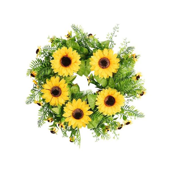 decorative flowers & wreaths 1pc artificial sunflower wreath home hanging decor adornment (assorted color)
decorative flowers & wreaths 1pc artificial sunflower wreath home hanging decor adornment (assorted color)