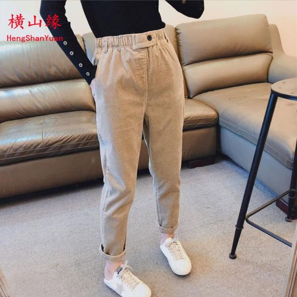 women's pants & capris corduroy harem casual autumn winter korean overalls loose fashion street, Black;white
women's pants & capris corduroy harem casual autumn winter korean overalls loose fashion street, Black;white