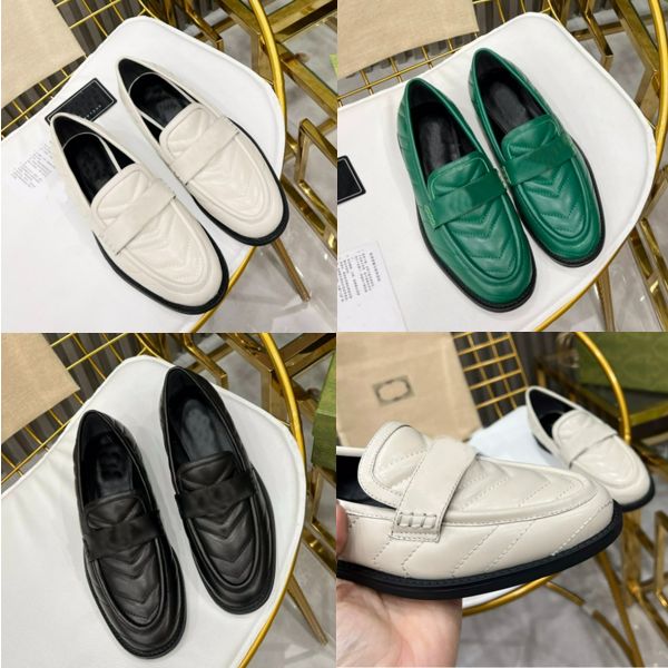 women loafers designer single shoes boat shoe leather round toe casual shoese all-match tricolor black white green paragraph box size 35-40
women loafers designer single shoes boat shoe leather round toe casual shoese all-match tricolor black white green paragraph box size 35-40