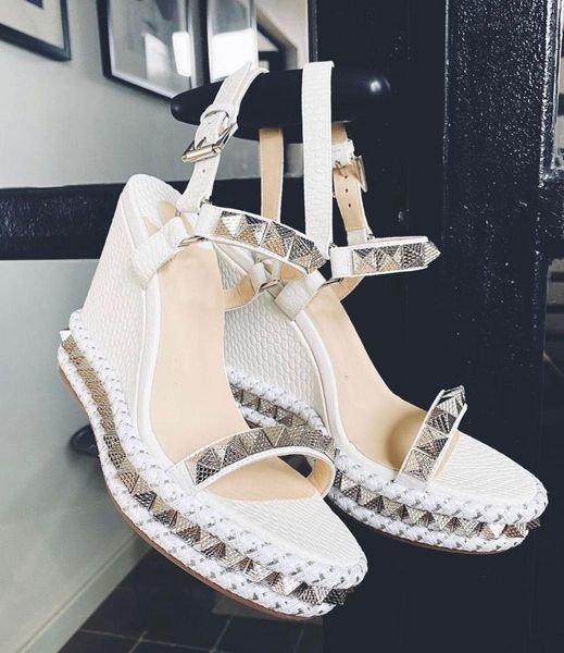 2021 summer women wedges sandals red bottom pyraclou women's gladiator sandalias platfrom high heels white black party wedding
2021 summer women wedges sandals red bottom pyraclou women's gladiator sandalias platfrom high heels white black party wedding